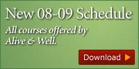 Course schedule button